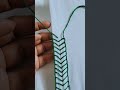 easy embroidery design 🪡😍 #viral #loopstitch #handmade #embroiderypatterns #shorts #crochet #design