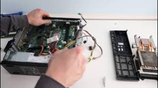 Disassembly Dell OptiPlex Small Form Factor PC- Upgrade Ram & SSD