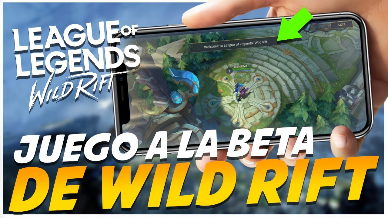 ¡MI PRIMERA PARTIDA EN LEAGUE OF LEGENDS WILD RIFT! - Como Descargar ...