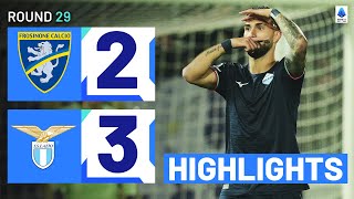 FROSINONE-LAZIO 2-3 | HIGHLIGHTS | Castellanos shines in 5-goal thriller | Serie A 2023\/24