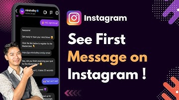 How To See First Message On Instagram !