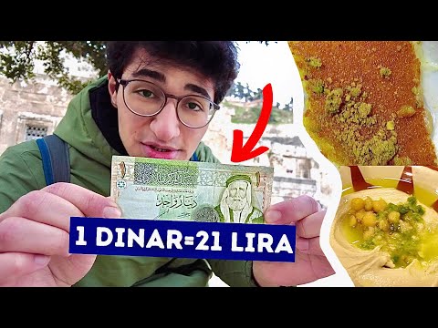 Bir Ürdün Dinarı 21 Lira! Ürdün Yemekler, Yaşam, Fiyatlar! Amman Vlog