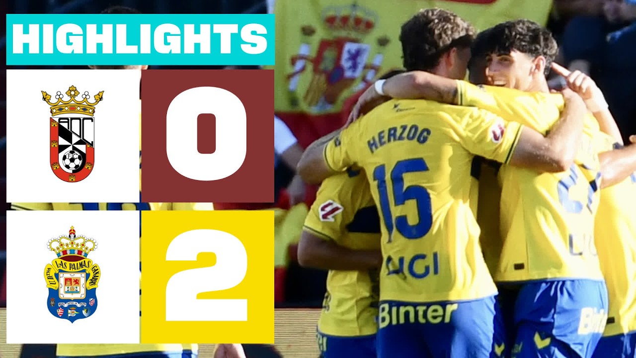 AD CEUTA FC 0 - 2 UD LAS PALMAS | RESUMEN LALIGA HYPERMOTION