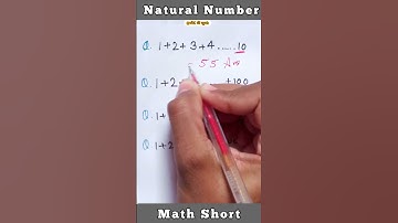 1+2+3+4+5+6+7+8.....+100=? || NumberSystem Best Math Tricks ||  math short tricks #shorts