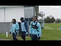 The first team train in the rain | CCTV