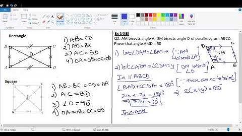 Class 9 Rectilinear Figures Ex 14B (part 1 of 3)