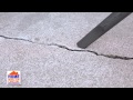 How to Repair a Crack in Concrete