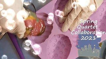 2021YTSpringQuartetSoapCollab | One Pot Wonder Soap Swirl | Spring Quartet Soap Collab |  Easter Bar