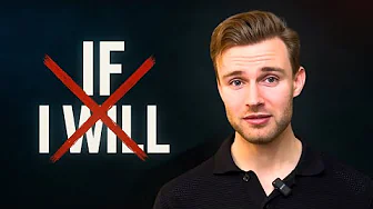 Never say “If I will” in English