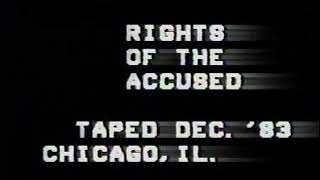 Rights Of The Accused live in Chicago Dec. 1983