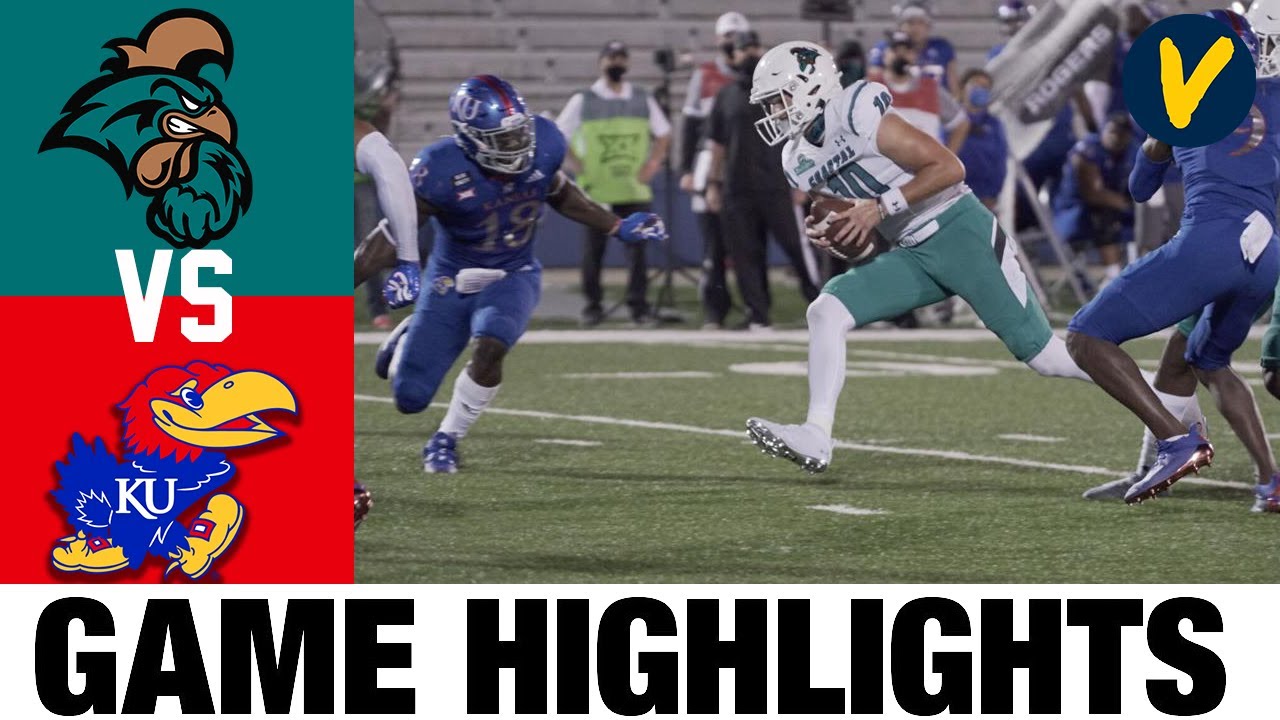 Coastal Carolina vs Kansas Highlights Week 2 College Football