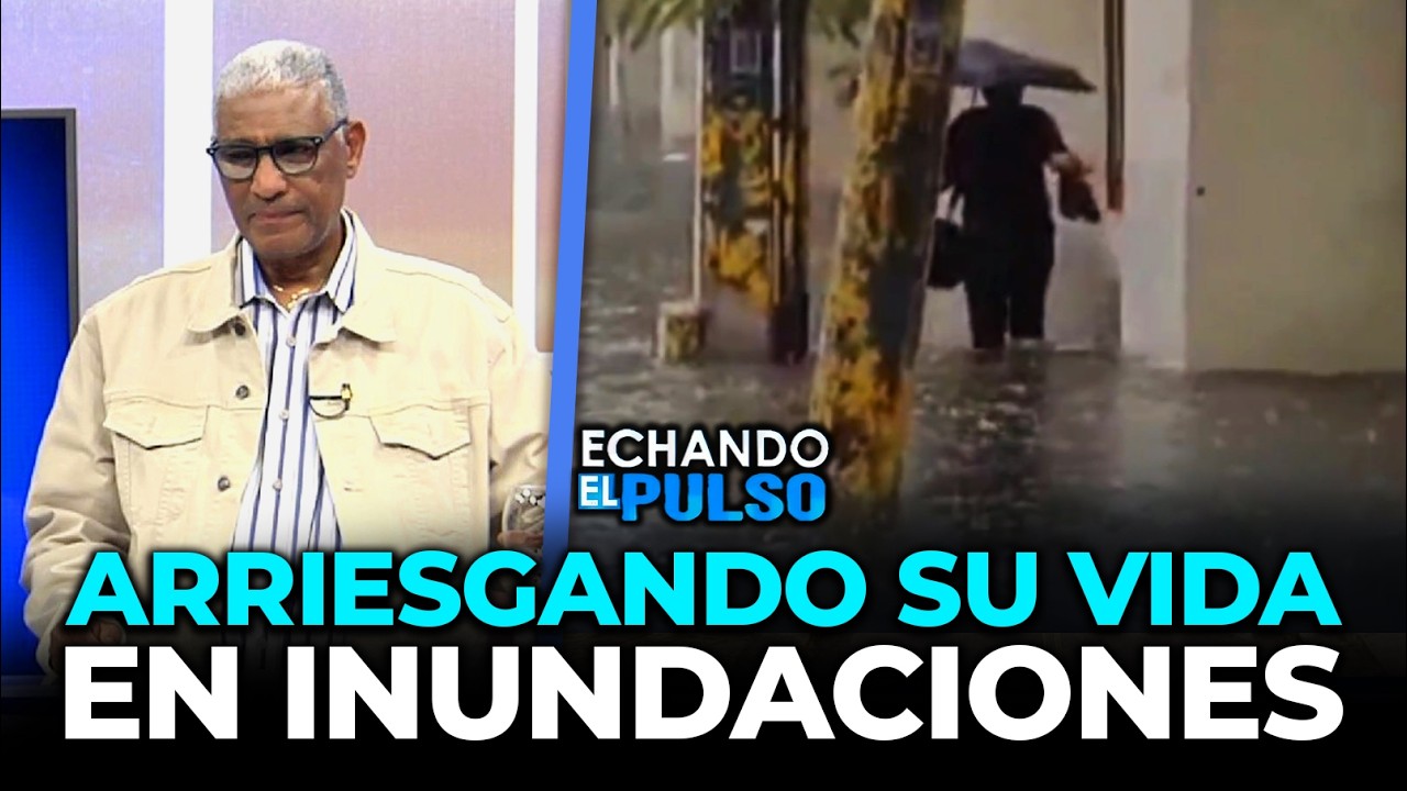 Johnny Vásquez | Esta mujer arriesga su vida para llegar al trabajo tras lluvias | Echando El Pulso