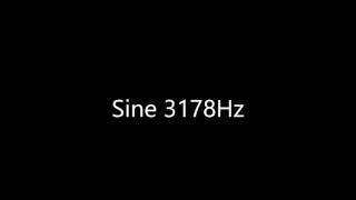 Sine 3178Hz Audio Only