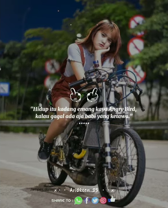Story wa terbaru 30 detik VIRAL || Literasi wa || Story racing || ladies Ninja || Dj cidro 2