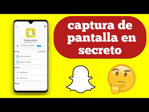 Cómo hacer una captura de pantalla en Snapchat sin que ellos lo sepan