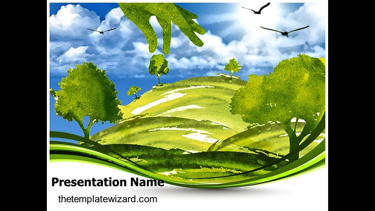 Ecology PowerPoint PPT Template | thetemplatewizard.com