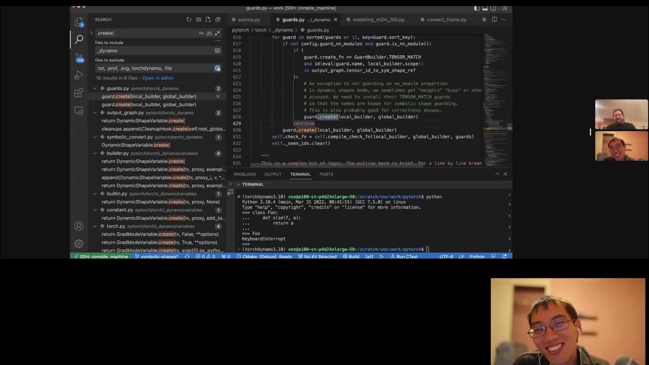 How does Guard and GuardBuilder work in torchdynamo YouTube
