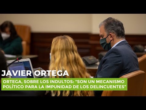 Ortega, sobre los indultos: “Son un mecanismo político para la impunidad de los delincuentes”