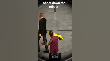 Shoot down the robber, #Sniper #3d #assassin #game #shorts
