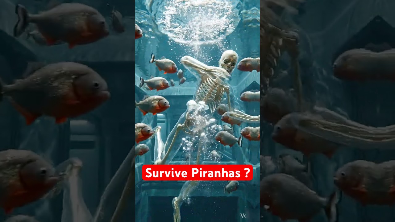 Смогли бы вы выжить в рое пираний?