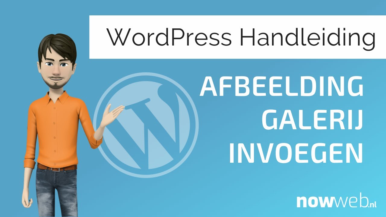 Afbeelding galerij invoegen - WordPress handleiding