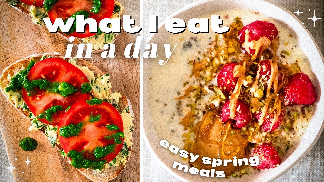 Easy Vegan Recipes for Spring 🌿 (breakfast, lunch & dinner)