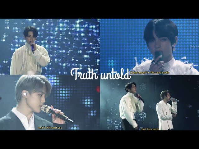 [ENG SUB] BTS (방탄소년단) TRUTH UNTOLD live performance [with ENG lyrics] class=