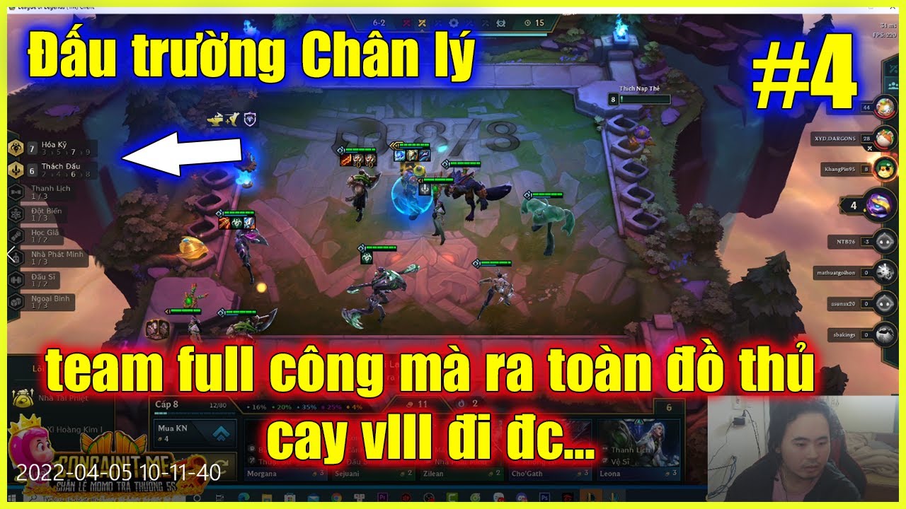 Đấu trường chân lý ( tập 4)  – Mé cái team full công đẹp như tranh vẽ mà ra toàn đồ thủ..cay vllll