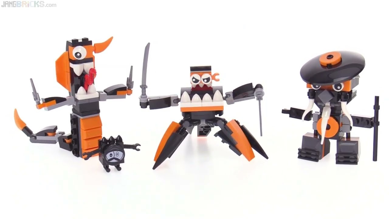 🔄 LEGO Mixels series 9 Nindjas review! Cobrax, Spinza & Mysto re