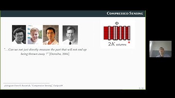 From Compressed Sensing to Neurally Augmented Algorithms. Dr. Peter Jung. 22th January 2021.