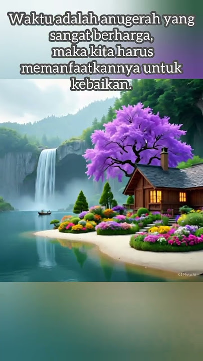 Waktu adalah sesuatu  yang sangat berharga