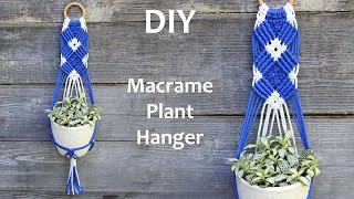 DIY Macrame Plant Hanger Tutorial | DIY Macrame Wall Hanging Tutorial | Макраме Кашпо для Цветов