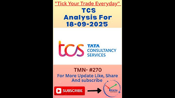 Tcs Share Prediction for thrusday | 18 Sep 2025 |Tcs Stock Analysis For Thrusday |@tickyourtrade