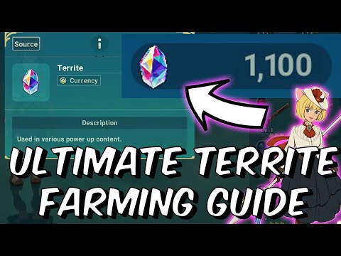 Ultimate Territe Farming Guide - 5 Ways To Farm 3,000+ Territe Per Week - Ni No Kuni Cross Worlds