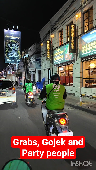 Indonesia | Grabs, Gojek and Party People Seminyak Bali #travelbaliindonesia #travelvlog