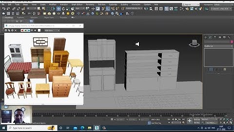 3DsMax Tutorials, Learn 3D Modeling Furniture Props from Scratch in 3dsmax ( For Beginner