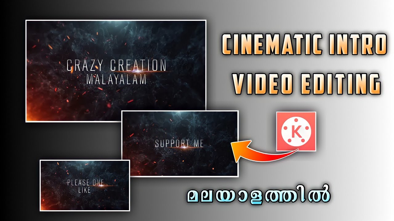How to make A Cinematic into in Kinemaster Malayalam | Cinematic title video tutorial Malayalam edit