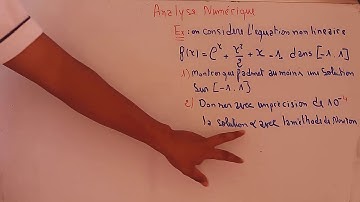 Ep #02 analyse numérique : exercices corrigés méthode de newton