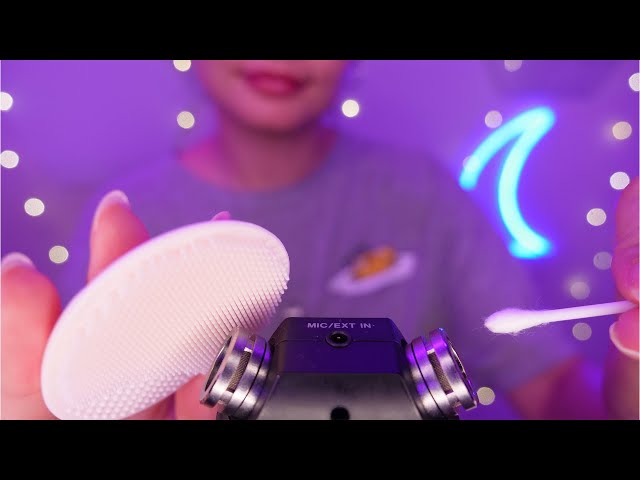 ASMR 30 Mins Of *Brain Tingling* Tascam Triggers For Sleep (No Talking) [4K]