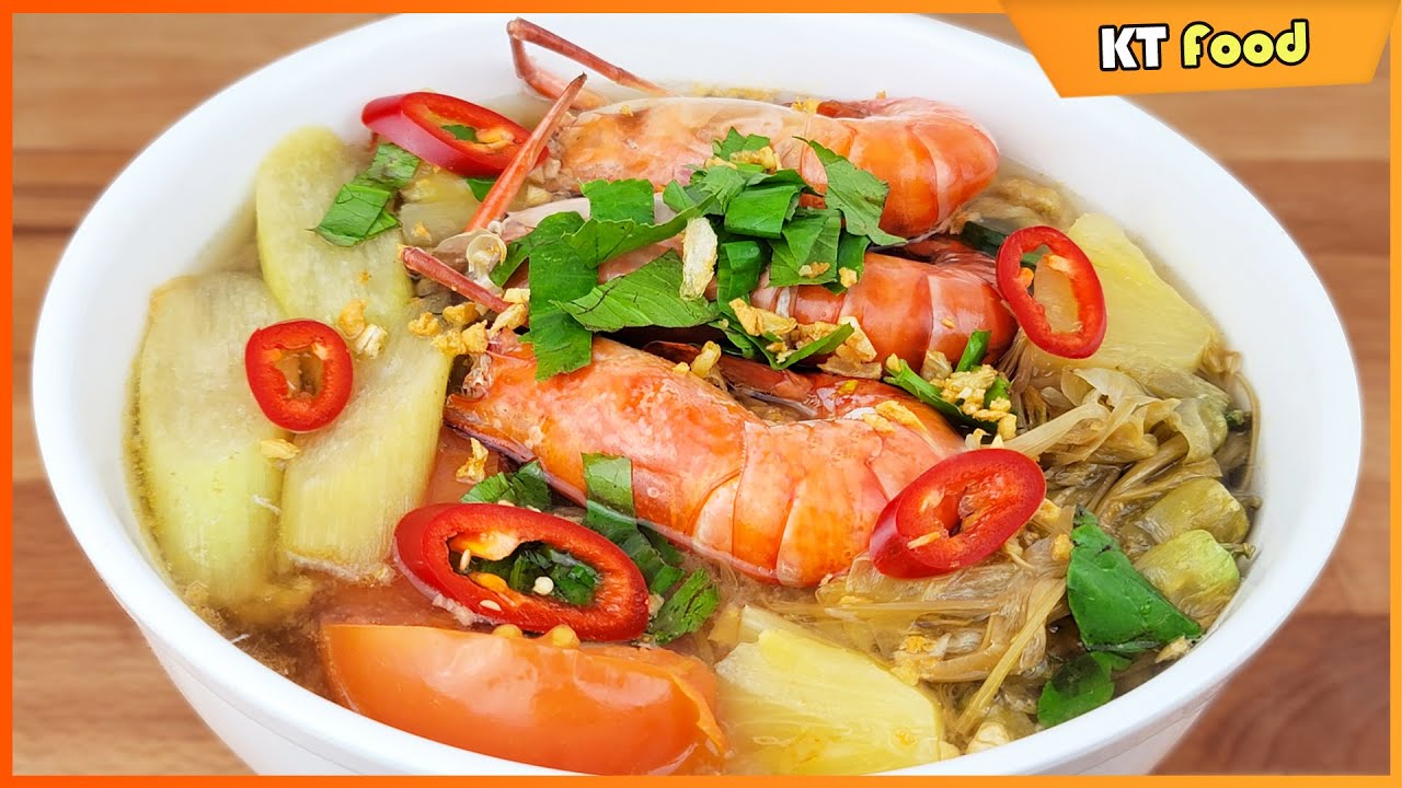 Hướng dẫn Cách nấu canh chua cá – Cách làm Món Canh Chua Kiểu mới ăn một lần sẽ ghiền – KT Food