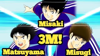 New Skill 3M! Misugi, Matsuyama, Misaki! Captain Tsubasa Dream Team!