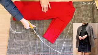 You don't need to be a tailor!  Sewing coats / ponchos this way is quick and easy