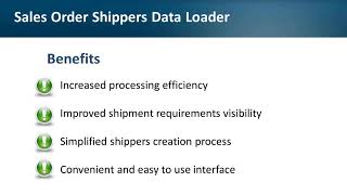 SO Shipper Data Loader - 32 Soft Webinar screenshot 2
