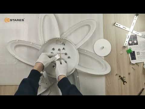 LORENA double 90W - 2022-2023г. Сборка светодиодной люстры от Estares.