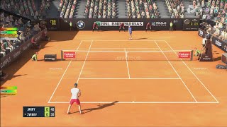 Nicolas Jarry VS Alexander Zverev | ROME | Tennis Elbow 4 | XKT MOD | Gameplay