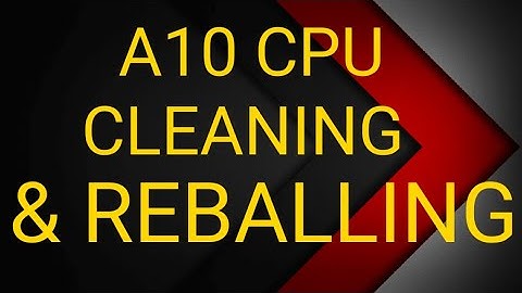 iphone 7 (A10) CPU cleaning Skill full guide
