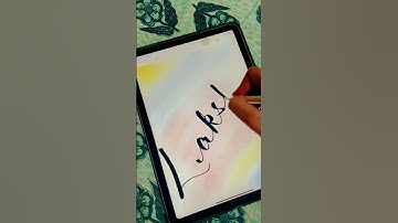 Lakshmi name calligraphy | calligraphy #calligraphy #trending#shortvideo #youtubeshort#subscribe#diy