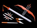 06 Cool NINJA WEAPONS || Sword/Bow/Arrow/Knifes/Tonfas