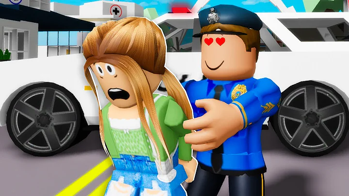 I GOT ARRESTED.. COP HAD A CRUSH ON ME! (ROBLOX BR...