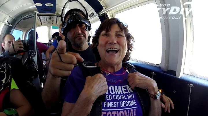 Julie Rutherford's Tandem skydive!